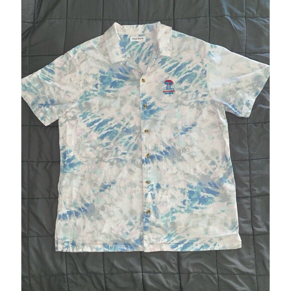 PacSun Tie Dye  “Kindness Grows” button down Shirt - Large - Picture 1 of 5